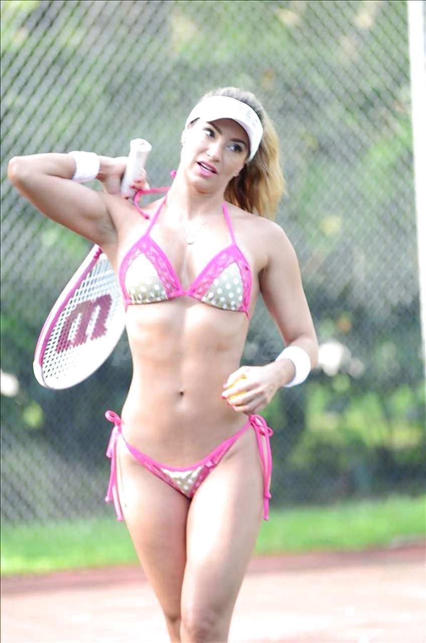 Jennifer Nicole Lee exposing big boobs and big ass on bikini #75225778