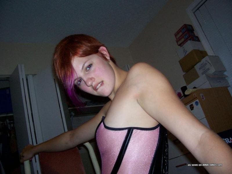 Horny punk tattooed chick spreads for her BF #68256540