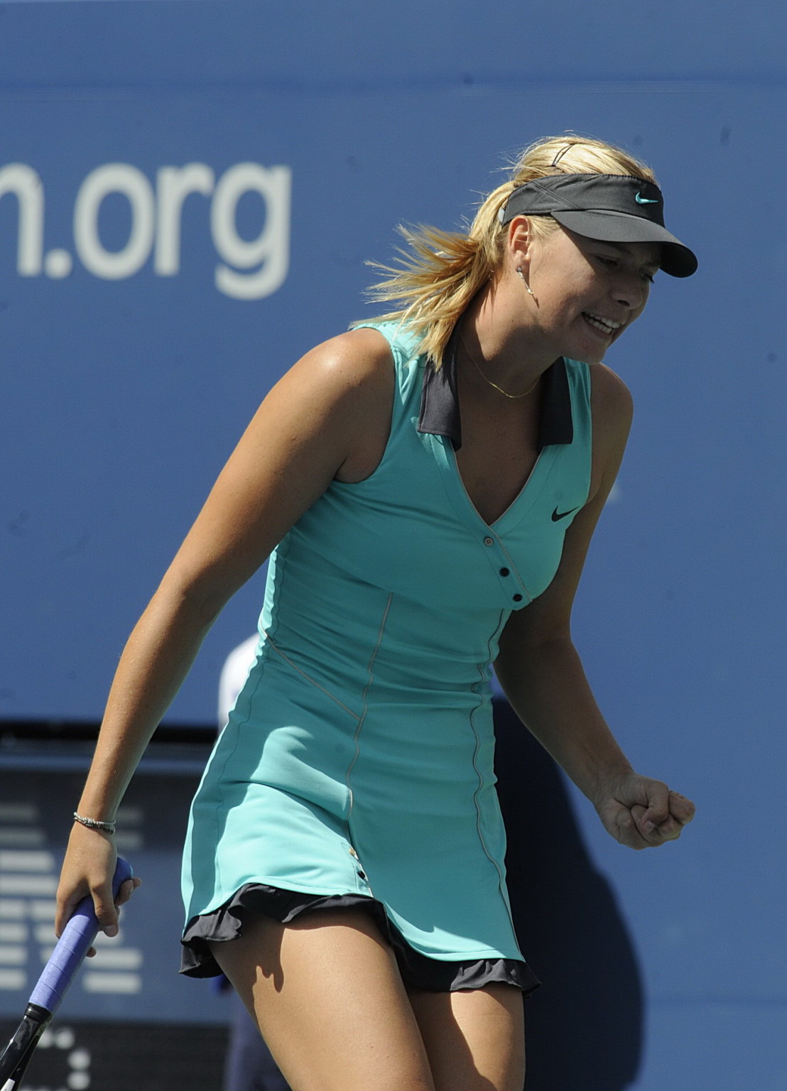 Maria Sharapova flashing her panties at The US Open at Flushing Meadows in NYC #75334377