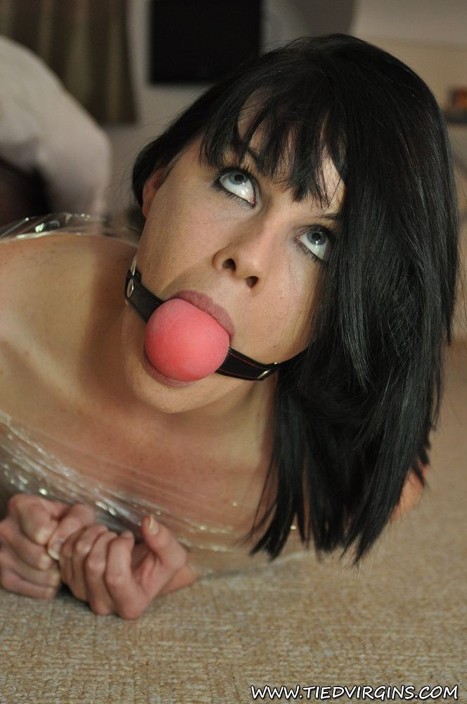 Slut karina is wrapped in plastic she is punished for her sins #70999159