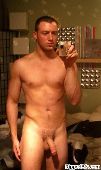 Hunk dude with nice upper body showing off his goodies #76939013