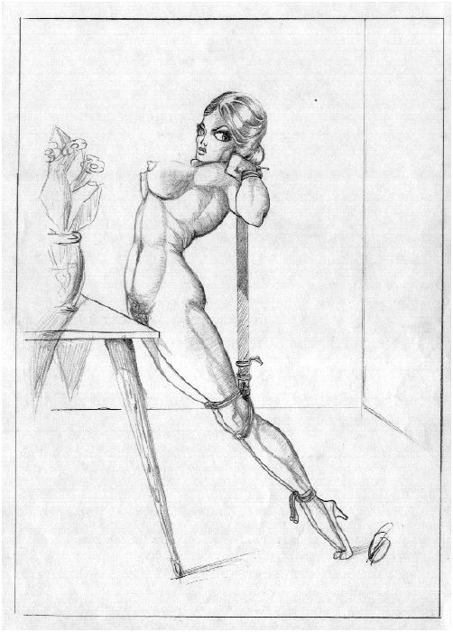 erotic contortion bondage art drawings #69710632