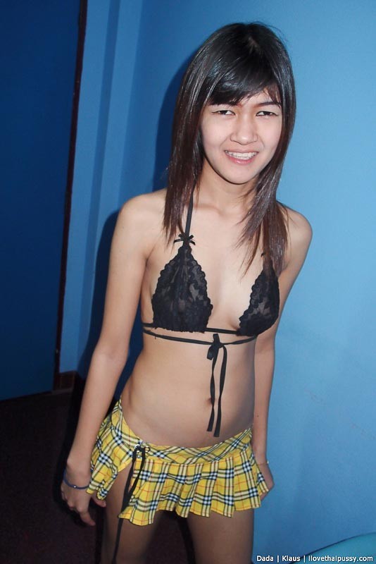 Slim thai whore fucked and cummed on her belly #68315631