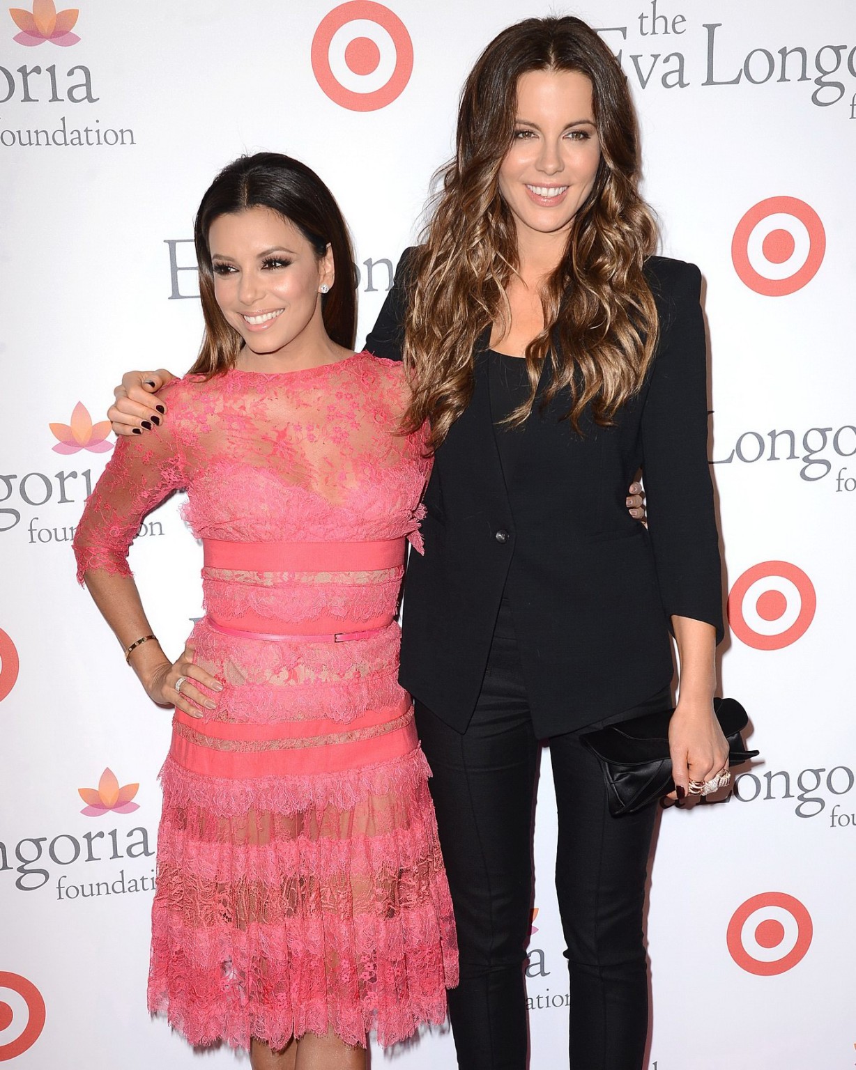 Eva Longoria see-through to panties with Kate Beckinsale at her Foundation Dinne #75217321