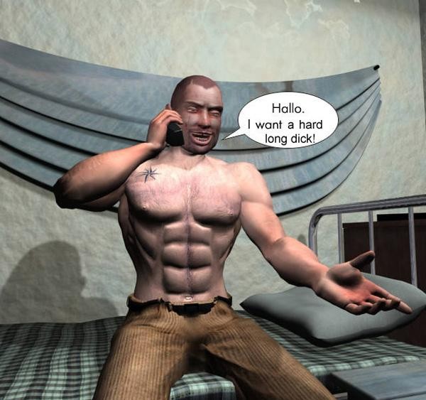Hard dick needed for strong man 3D gay comics #69425516
