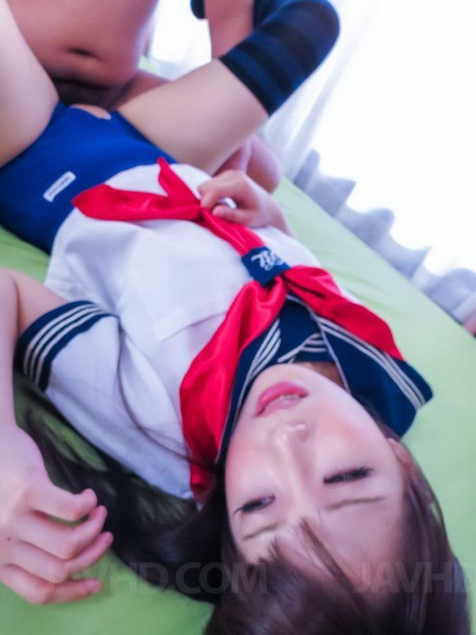 Japanese schoolgirl Yuri Sakurai fucked in sex act #70823467