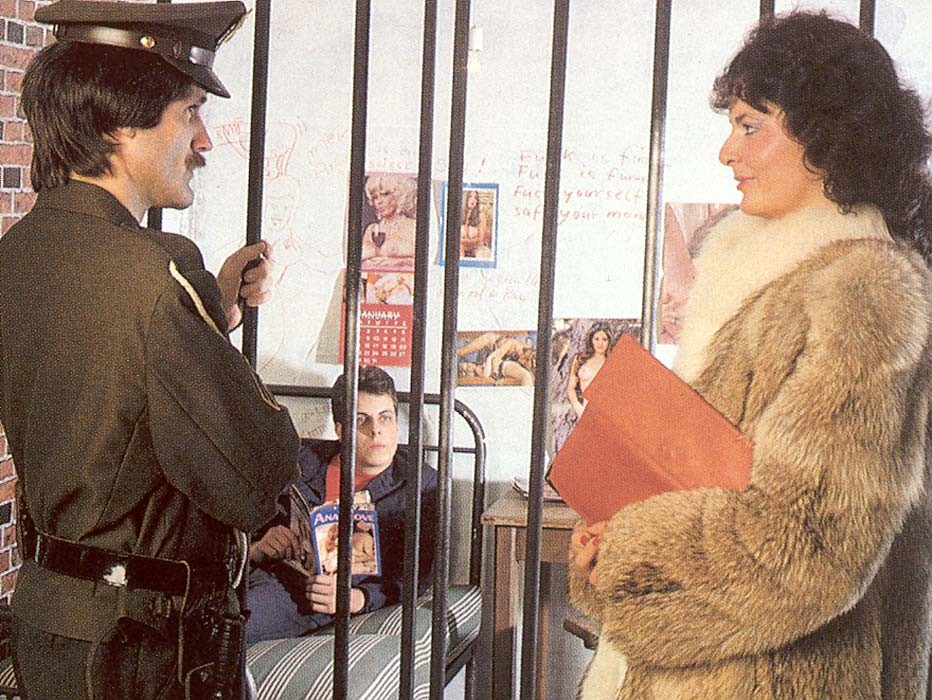 Retro lady fucking her locked up boyfriend #73289370