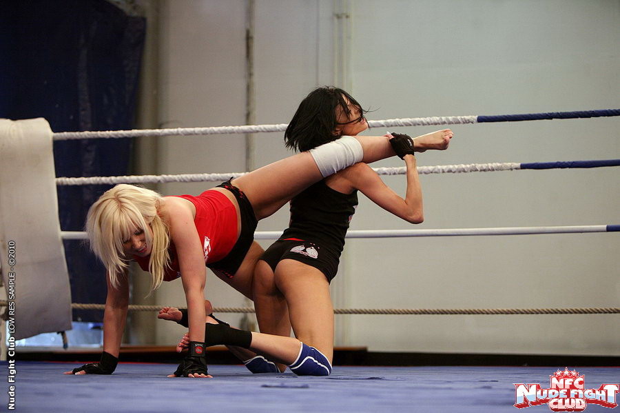 Karlie simon, blonde à forte poitrine, dans un combat de chat lesbien
 #78044357