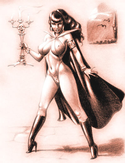 Vampirella mit schlankem Körper wird richtig hart penetriert
 #69624910