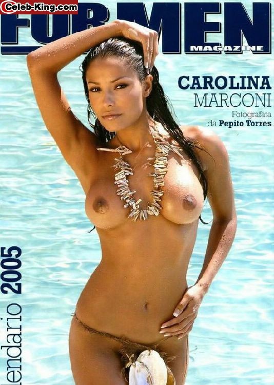 Hot celebrity Carolina Marconi showing off with her sexy boobs #75386559