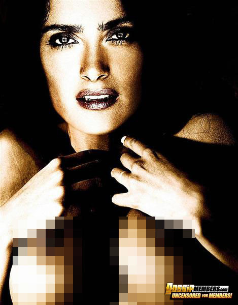 Fake titty pics from busty celebrity Salma Hayek #75337557