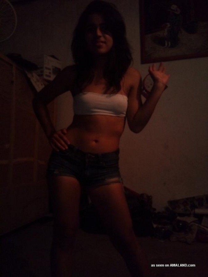 Collection of two sexy chicas posing sleazy at home #67632145