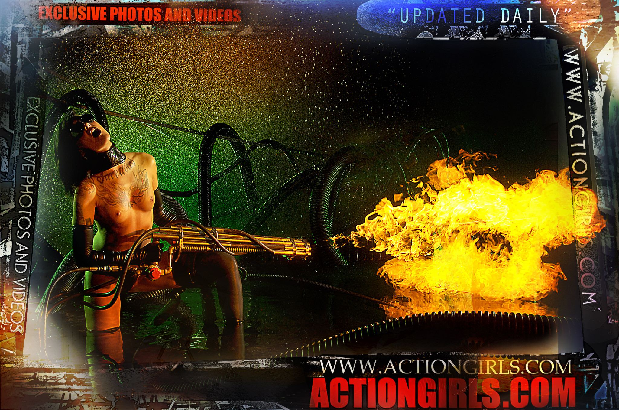Esclusivo actiongirls web poster deluxe ser 5 foto actiongirl
 #70962453