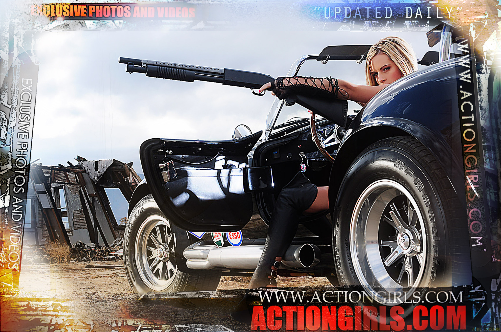 Exclusive Actiongirls Web Posters Deluxe Ser 5 Photos Actiongirl #70962573