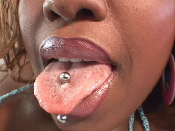 Horny black chick sucking and fucking a big cock #73446773