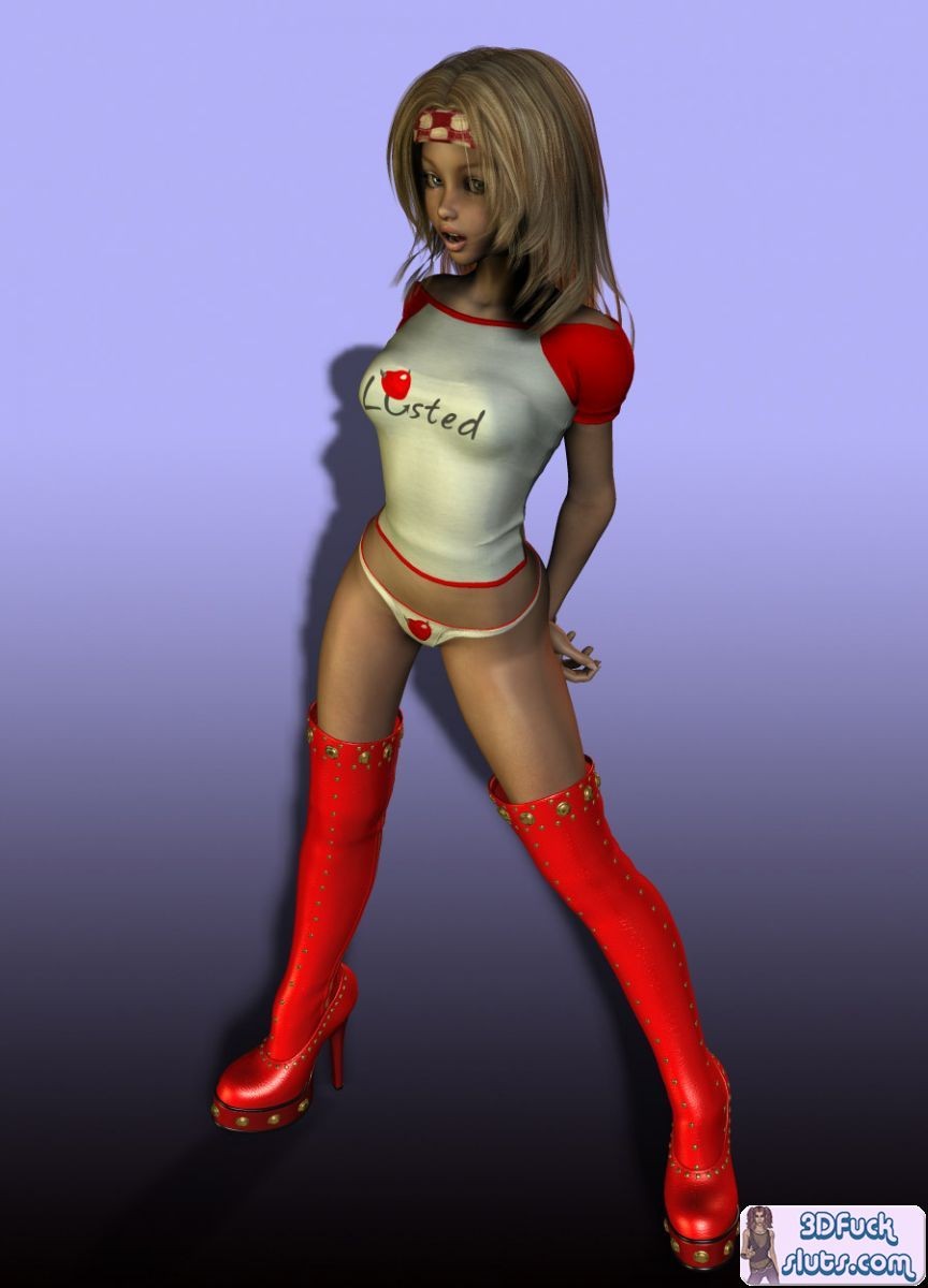 3D toon in panties and boots #69333864