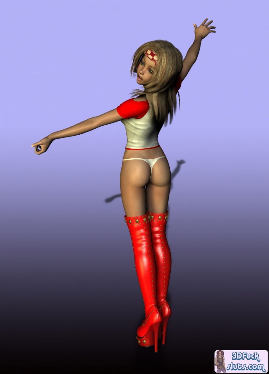 3D toon in panties and boots #69333866