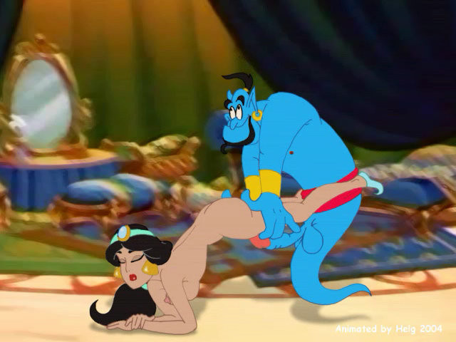 Princess Jasmine blowjobbing then getting attacked #69556415