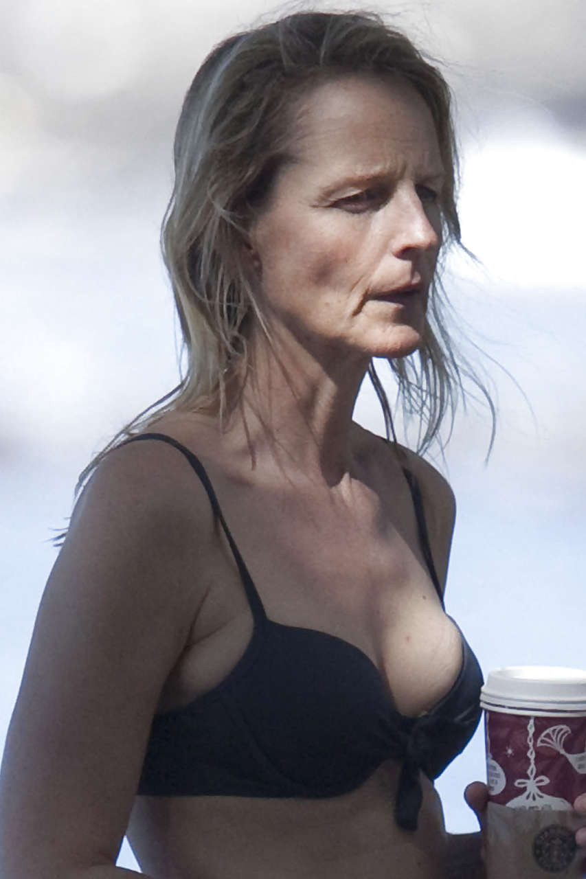 Helen Hunt showing her hairy pussy and posing in see thru dress #75243415