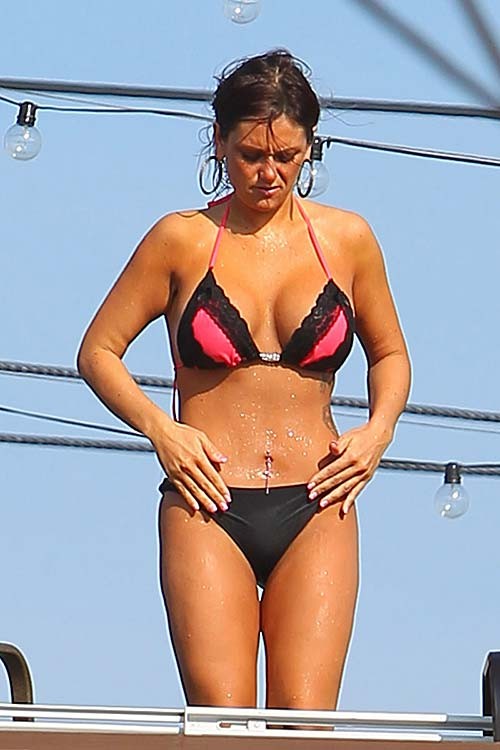 Jenny Jwoww Farley exposing her sexy body and hot ass in bikini #75285332