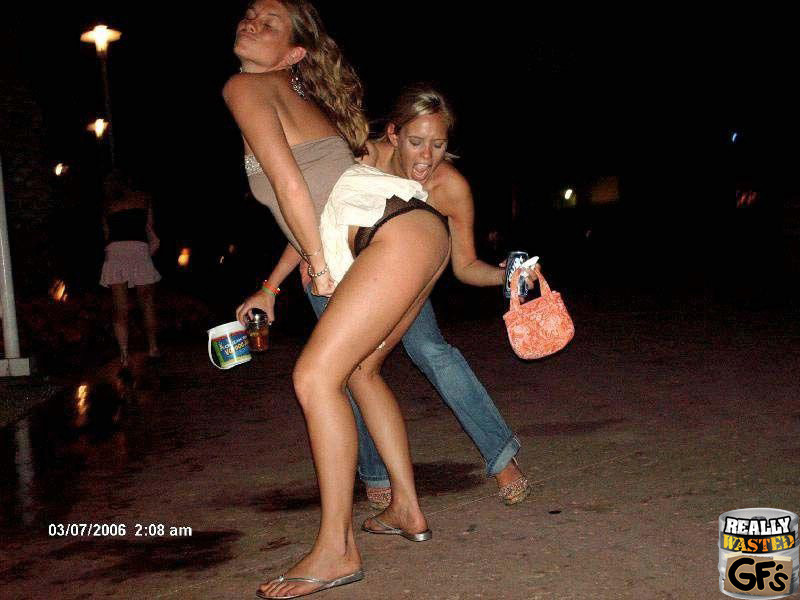 Drunk amateur girlfriends partying and flashing #76397685