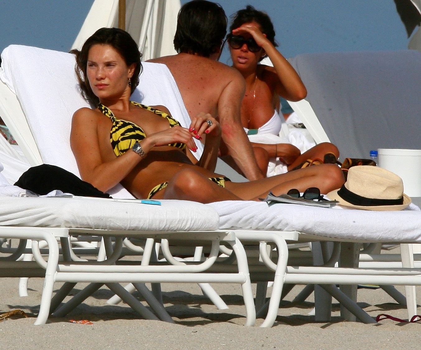 Julia Pereira wearing sexy bikini on a beach in Miami #75273574