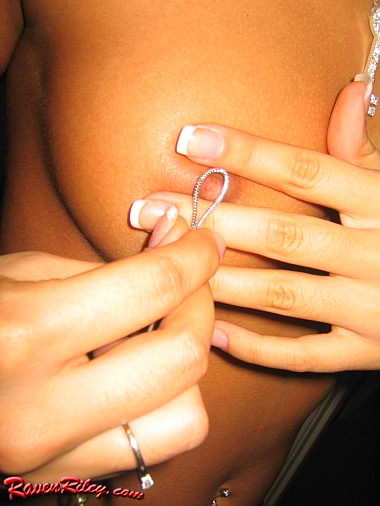 Brunette experiments clipping stiff nipples #75101643