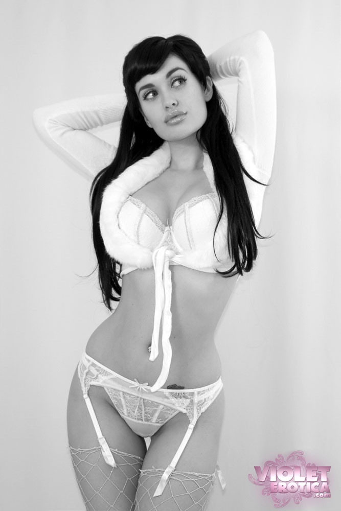 Violet Erotica in black and white #70414942