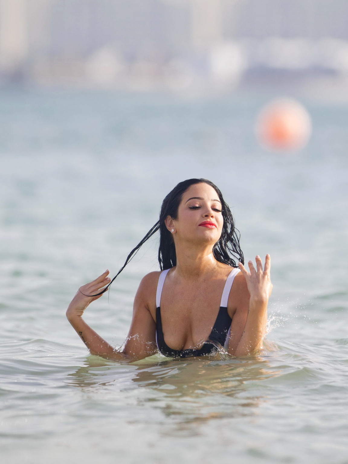 Tulisa nipple slip