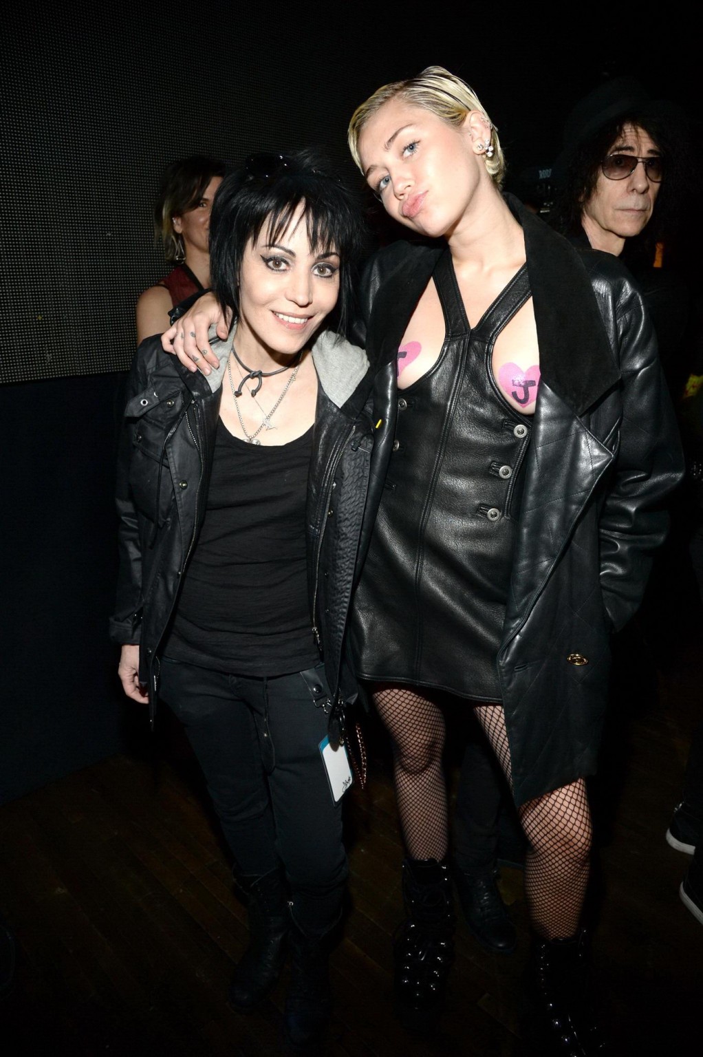 Miley Cyrus wearing pasties at the 30th Annual Rock And Roll Hall Of Fame Induct #75166247