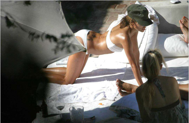 Eva Longoria lingerie posing and amazing butt in bikini #75398634