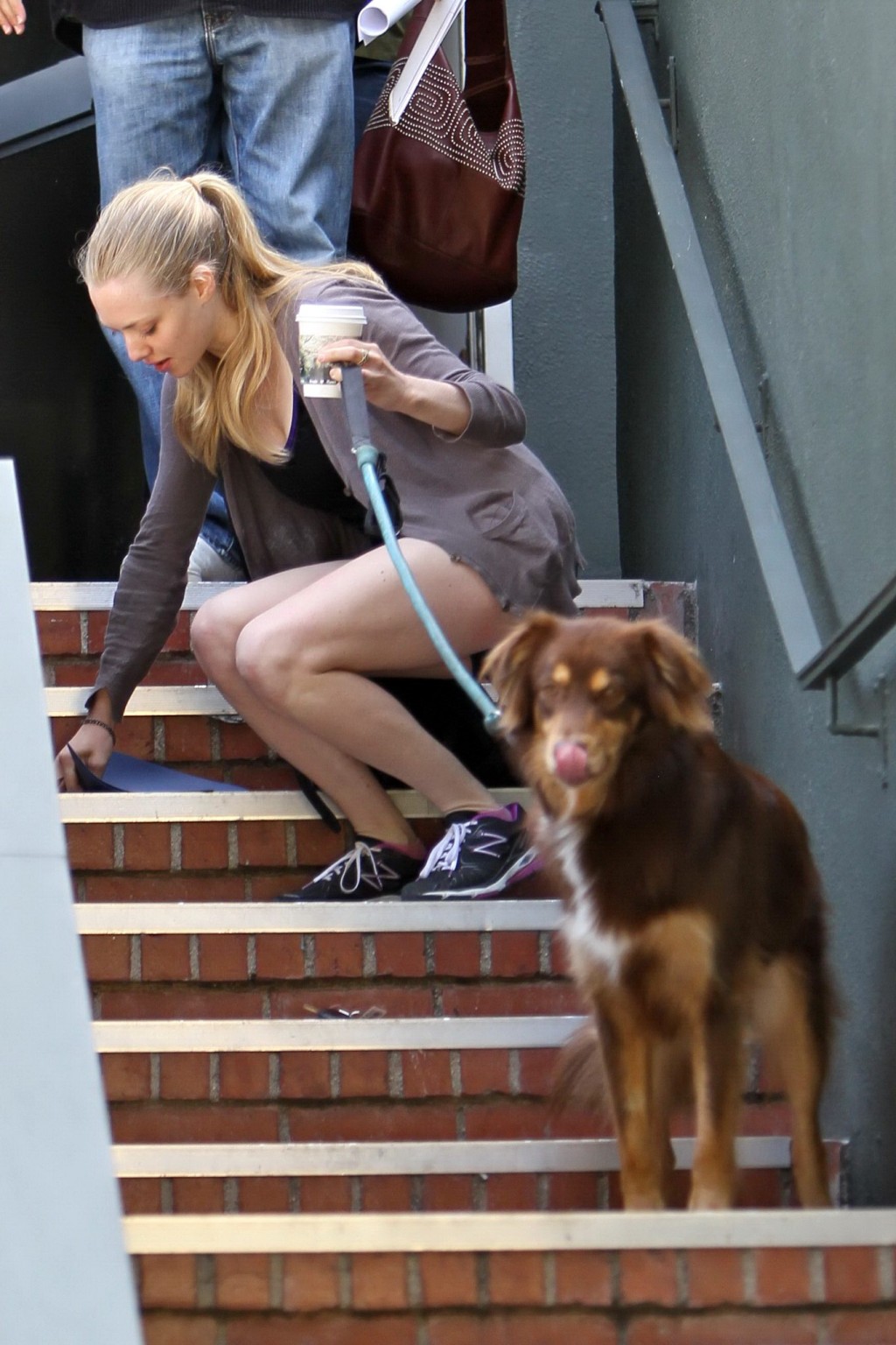 Amanda Seyfried shows her ass in shorts leaving the gym in Hollywood #75312621