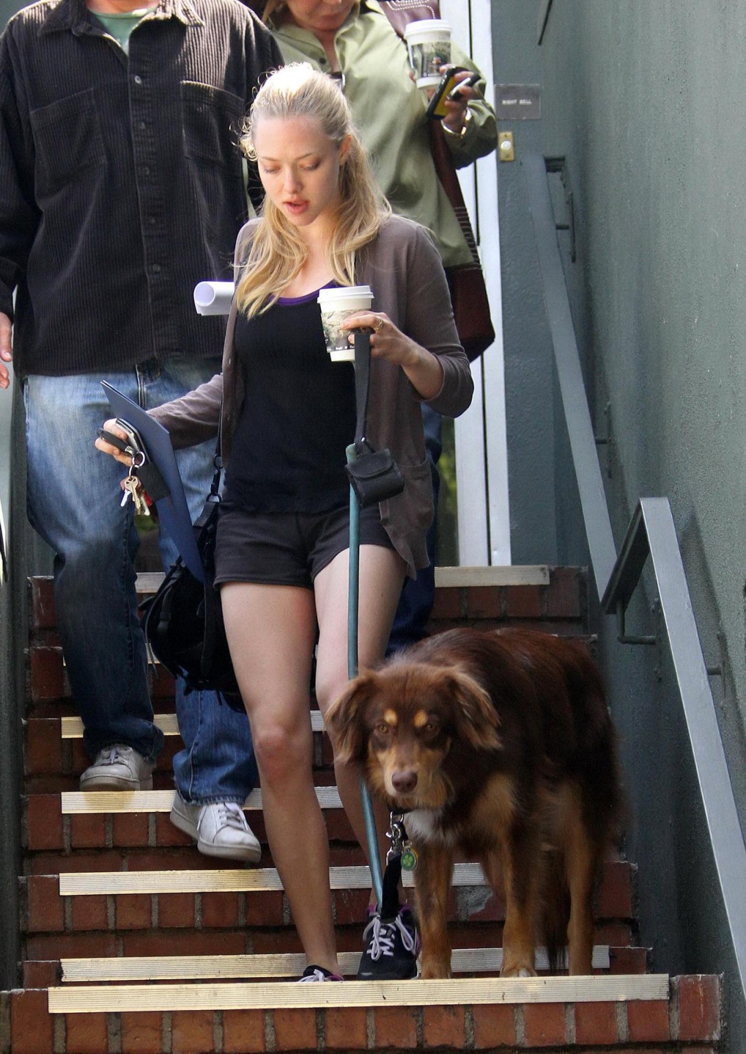 Amanda Seyfried shows her ass in shorts leaving the gym in Hollywood #75312638
