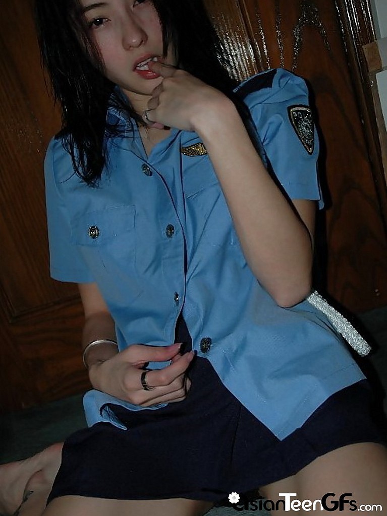 Dressed like a cop and teasing us with her body #67255264