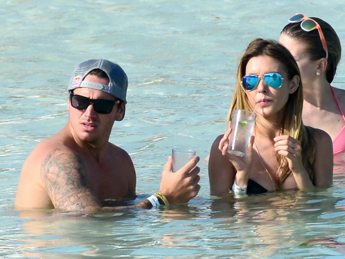 Audrina Patridge showing off her big assets in a skimpy twopiece at the beach in #75197411