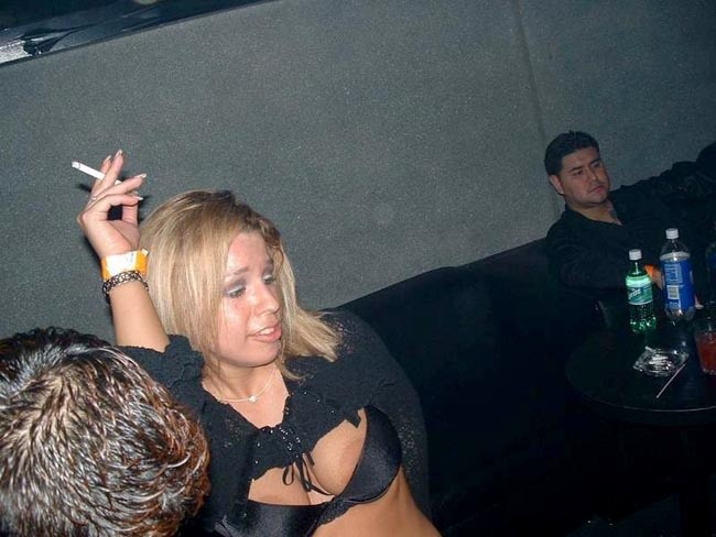 Beautiful wild party sluts drunk and getting trashed in the club #76396898