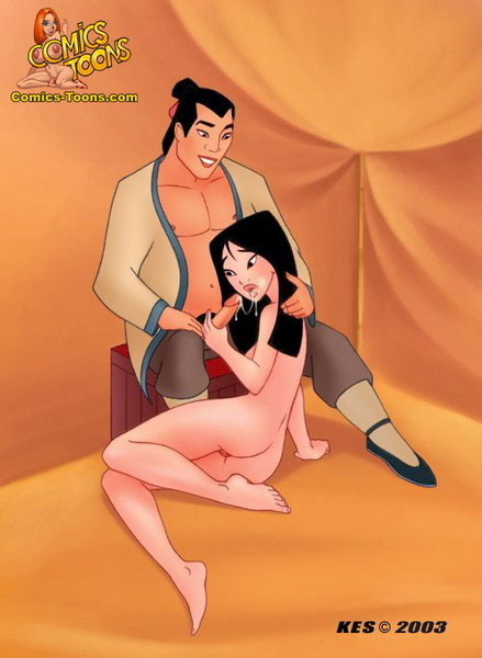 Les héros principaux de Mulan dans une grande action pornographique
 #69605957