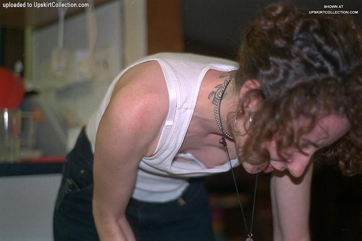 Accidental downblouses are spied on camera #73172464