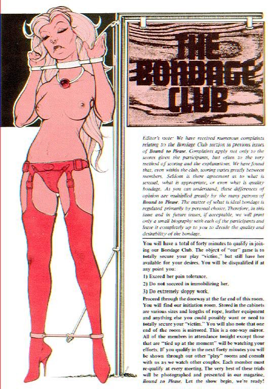 Vintage weibliche Leder und Seil bdsm Kunst
 #69713584