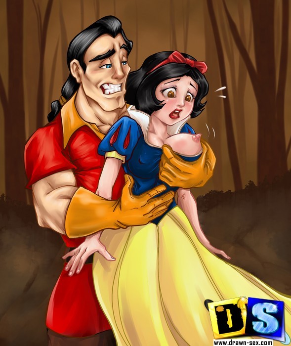 Shrek bangs princess - Rough sex with Snow White #69541481