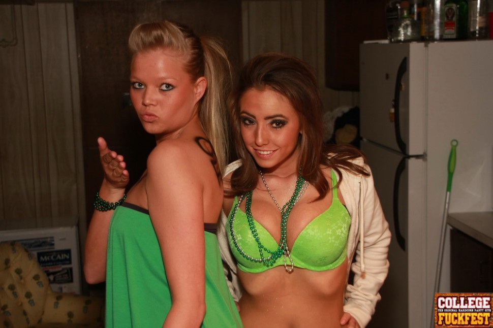Sweet and lovely college girls get wild and naughty at the party #70055241