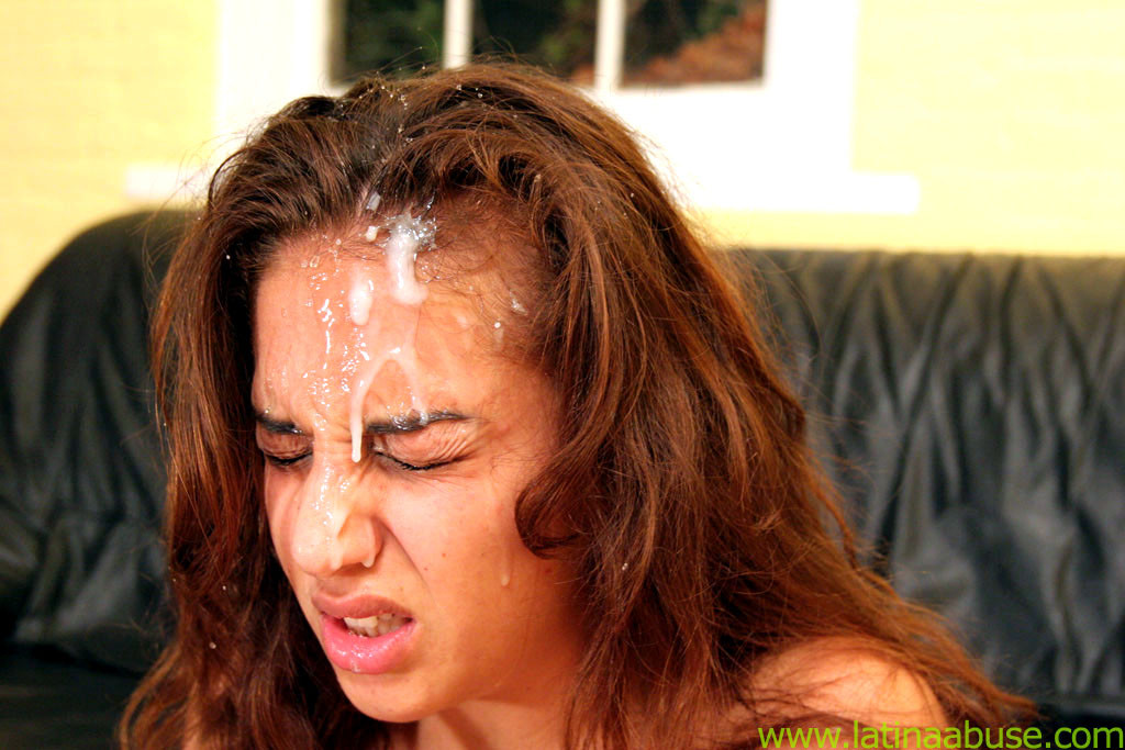 Latina is face fucked hard before getting a facial #76080515