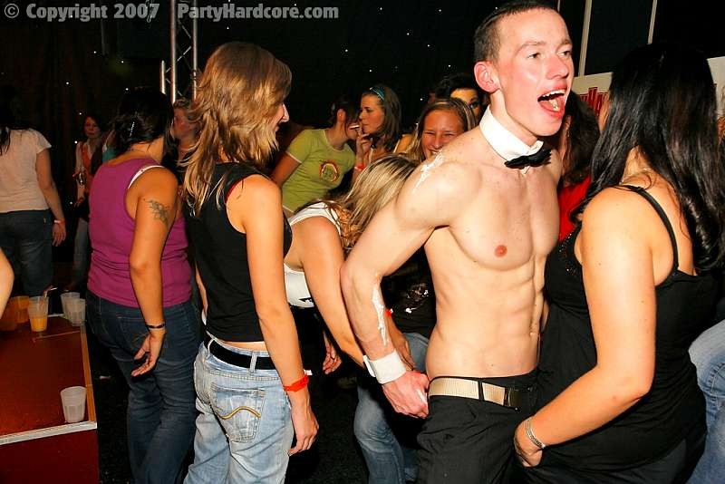 Chicks get their fill of fun at a stripper party #77842586