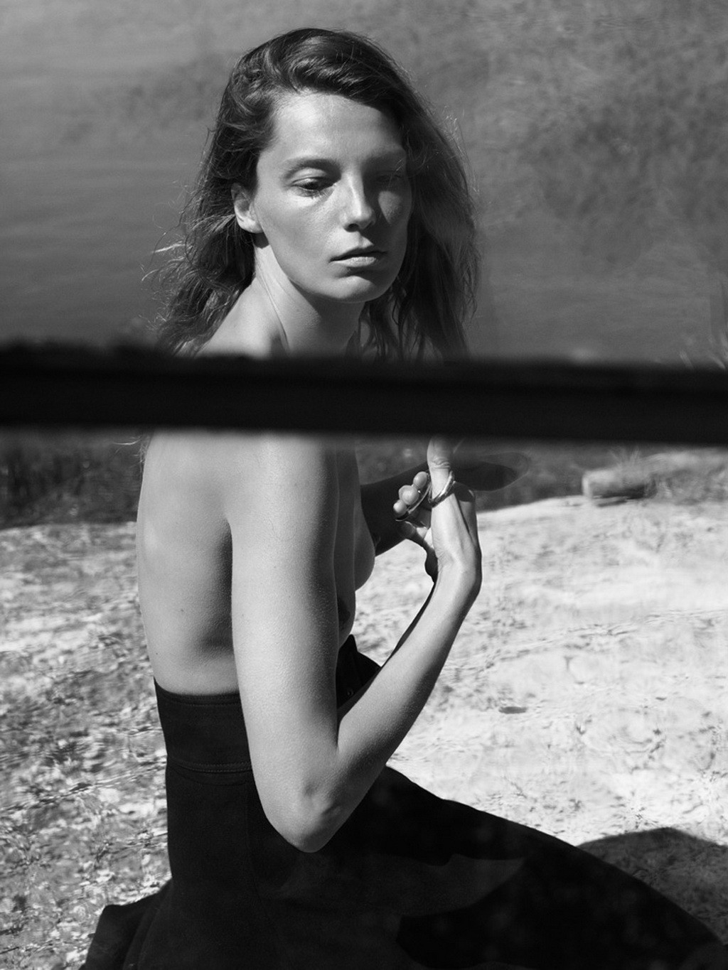 Daria Werbowy schwarz-weißes Nackt-Fotoshooting von Mikael Jansson für das Interview-Magazin
 #75184464