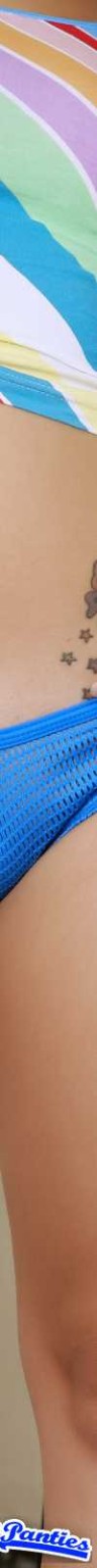 Daisy blue mesh panties
 #72632164