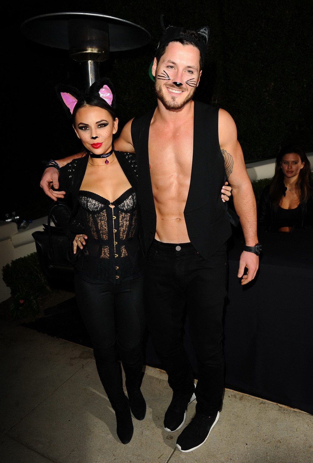 Janel Parrish wearing a sexy cat costume at Casamigos Tequilas Halloween Party i #75182656