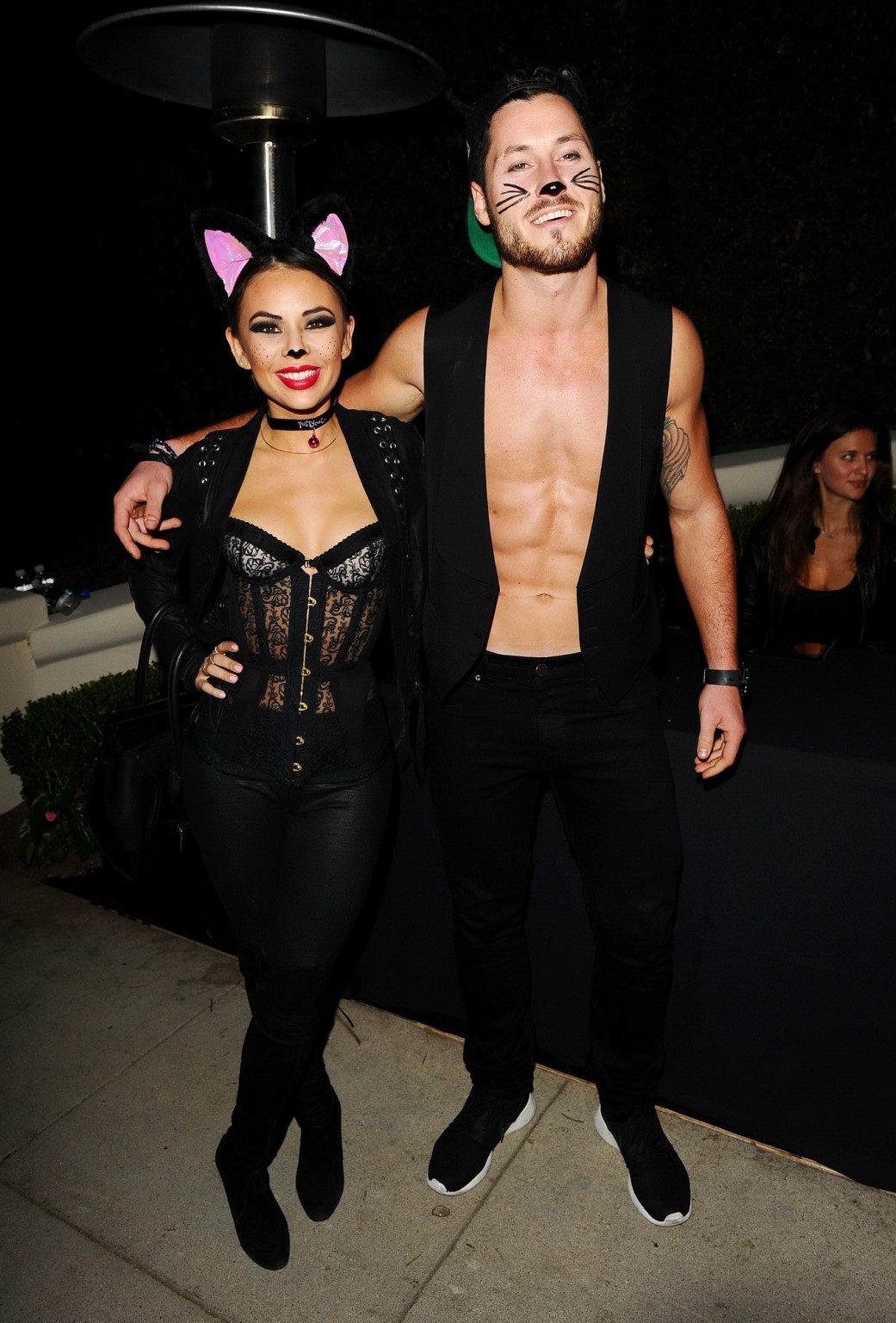 Janel Parrish wearing a sexy cat costume at Casamigos Tequilas Halloween Party i #75182663