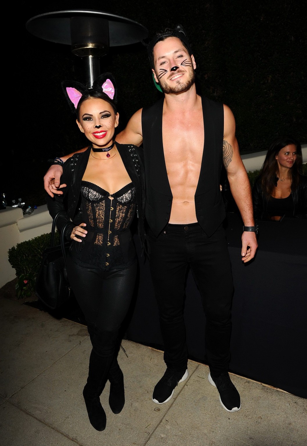 Janel Parrish wearing a sexy cat costume at Casamigos Tequilas Halloween Party i #75182670