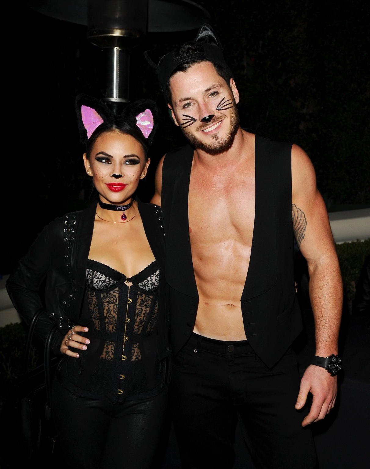 Janel Parrish wearing a sexy cat costume at Casamigos Tequilas Halloween Party i #75182684