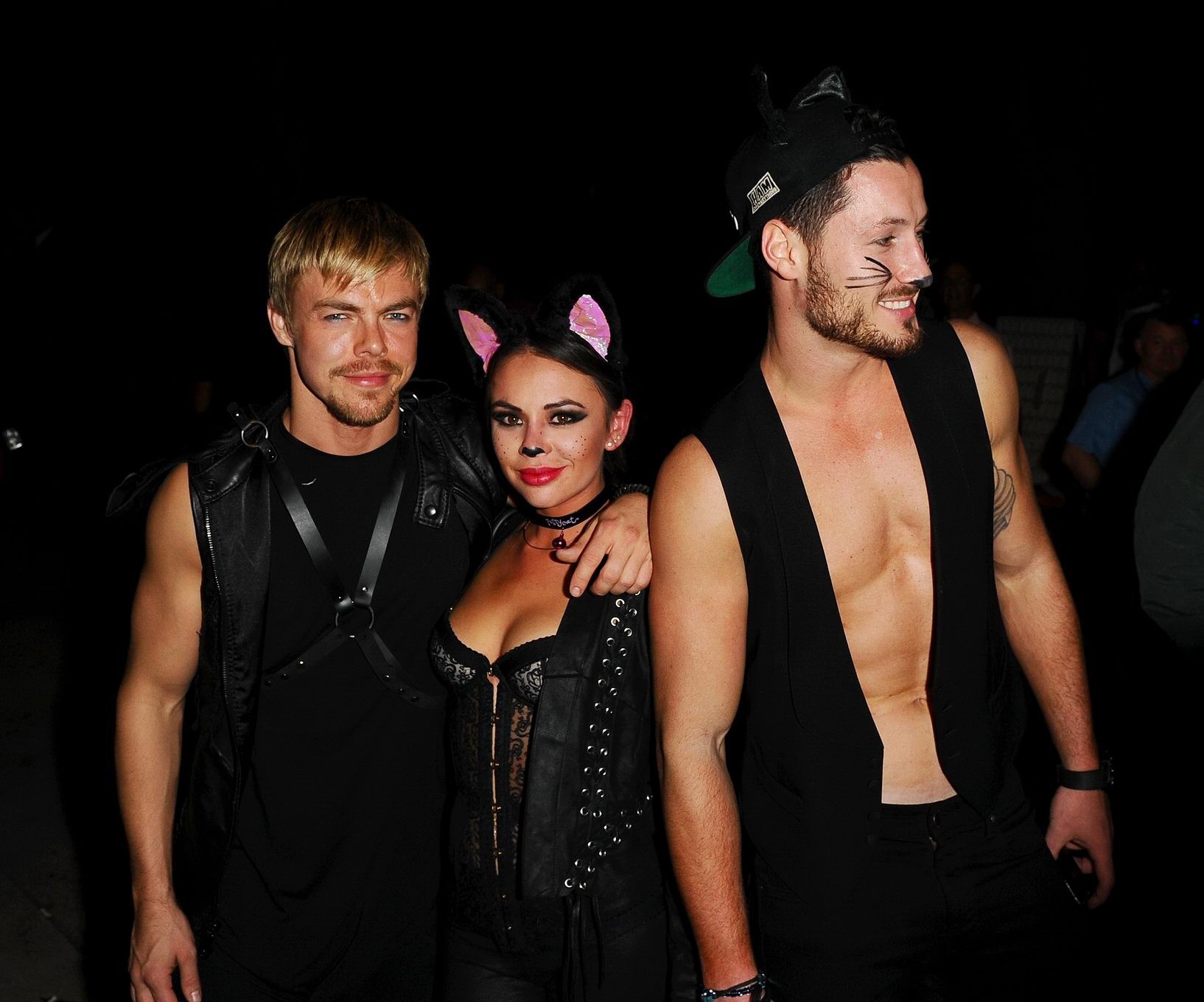 Janel Parrish wearing a sexy cat costume at Casamigos Tequilas Halloween Party i #75182694